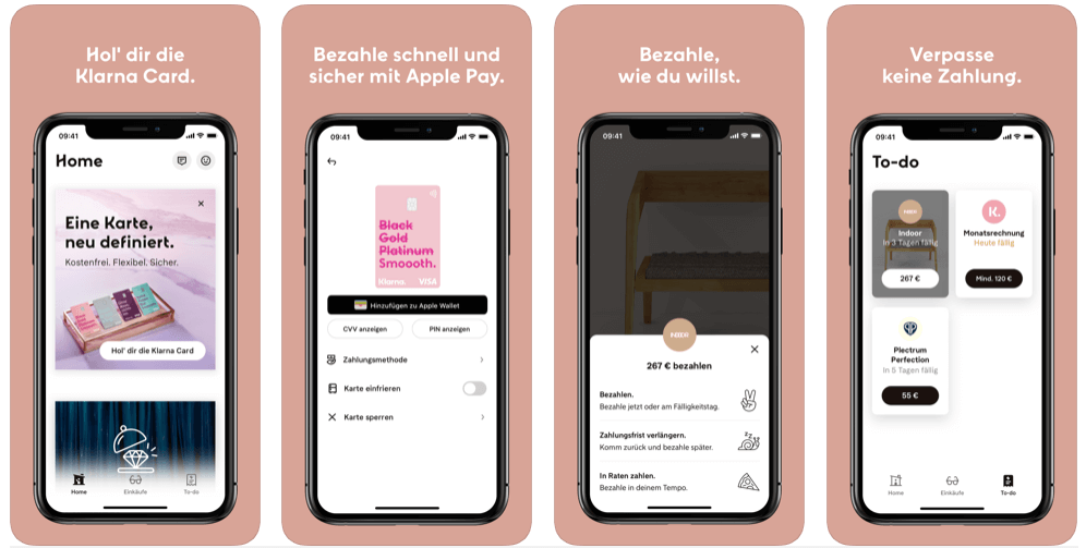 Die Klarna App