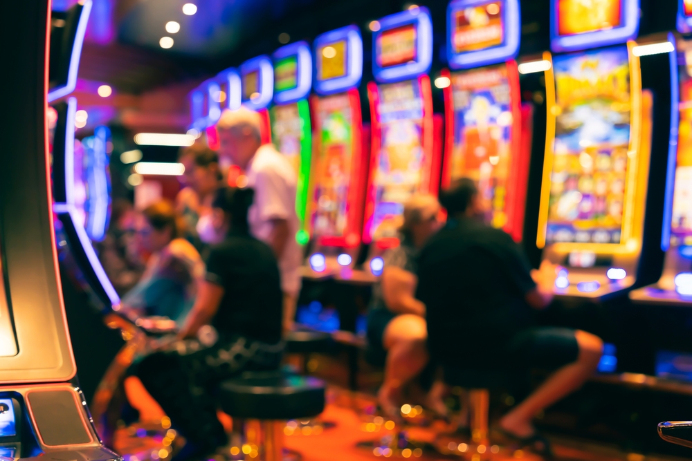 Casino,Bokeh,Light,Abstract,Blur,Background,blurred,Image,Of,Slots,Machines