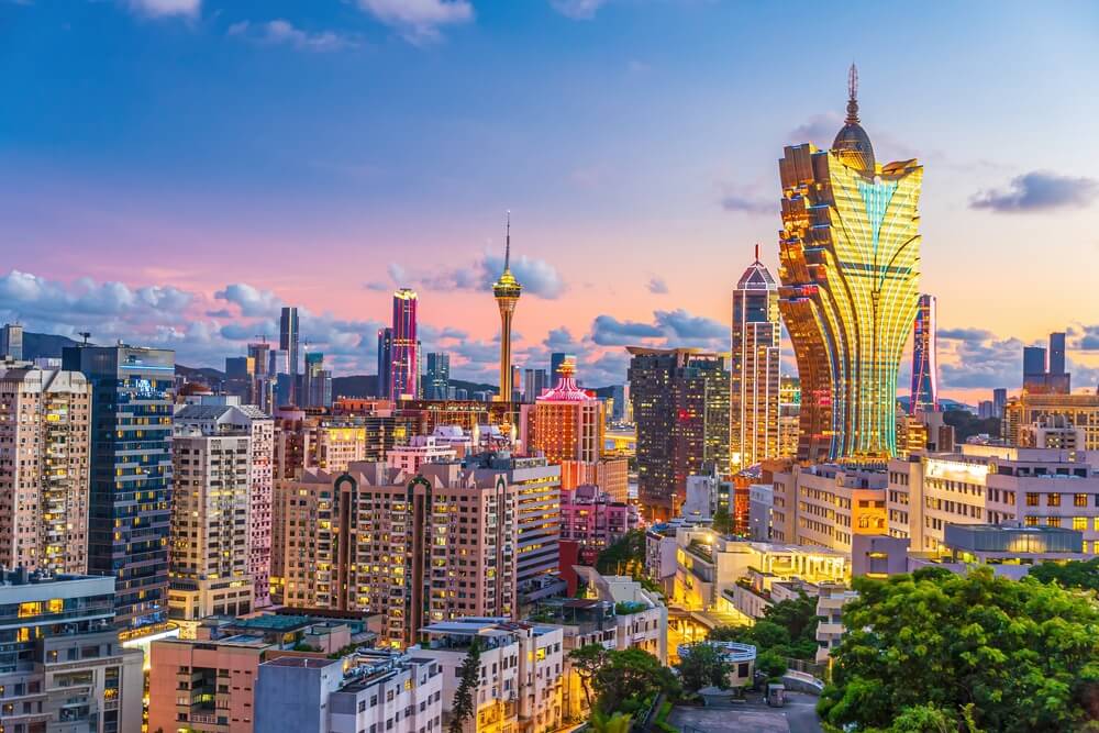 Beautiful,Cityscape,Of,Macau,Downtown,City,Skyline